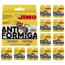 Jimo Antiformiga Kit 12 Inseticida Eficaz Destrói Ninhos Isca Granulado Jimo Antiformiga Kit 12 Inseticida Eficaz Destrói Ninhos Isca Granulado