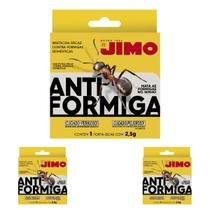 Jimo Antiformiga Kit 3 Inseticida Eficaz Destrói Ninhos Isca Granulado Jimo Antiformiga Kit 3 Inseticida Eficaz Destrói Ninhos Isca Granulado