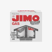 Jimo Gás Fumigante 2x35g Dedetização Ambientes JIMO