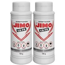 Jimo Inseticida Em Pó 200g Mata Pulgas Traça Formigas Barata