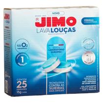 Jimo Lava Louça Pastilha 25x15g Detergente 24 Horas 1un