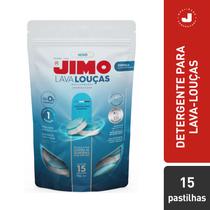 Jimo Pastilha para LAVA LOUÇAS Sem Fosfato Embalagem Hidrossolúvel 15 unid. de 15g
