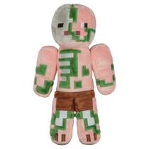 JINX Minecraft Zombie Pigman Pelúcia Brinquedo de Pelúcia, Multi-Colorido, 12 "de altura