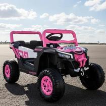 Jipe Carro Elétrico UTV XR7 Bateria 12 volts Controle Remoto Som e Luz