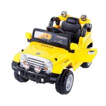 Jipe eletr. trilha infantil amarelo c/controle belfix 927600