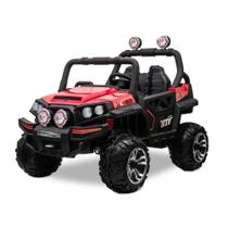 Jipe eletrico 4x4 12v vermelho - xalingo