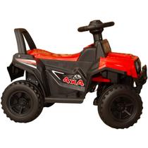 Jipe Elétrico Adventure Vermelho Crianças 1 a 3 anos 12V