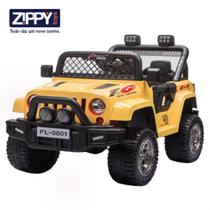 Jipe Elétrico Infantil Motorizado Controle Remoto Som e Luz - Zippy Toys