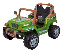 Jipe Elétrico Infantil Ranger 538 Verde 12v 2 Lugares - Peg-Pérego - PEG PEREGO