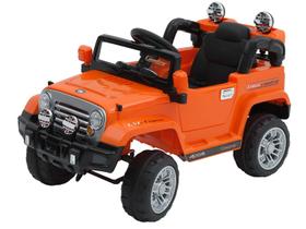 Jipe Elétrico Infantil Trilha 12V Laranja Bel Jipe Elétrico Infantil Trilha 12V Laranja Bel