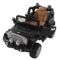 Jipe Elétrico Trilha Preto com Controle Remoto 12V Bel Brink Jipe Elétrico Trilha Preto com Controle Remoto 12V Bel Brink