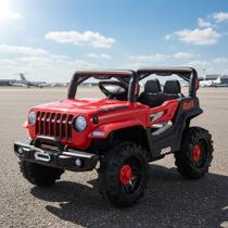 Jipe Infantil Elétrico 12v Caminhonete Motorizado Controle Remoto Música