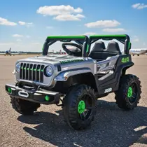 Jipe Infantil Elétrico 12v Caminhonete Motorizado Controle Remoto Música - Brinq Kids