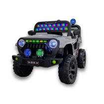Jipe Infantil Elétrico 12V Safari Cinza