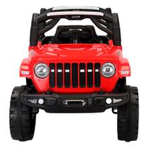 Jipe Infantil Elétrico Aventura 12V Cor Vermelho Bang Toys