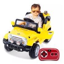 Jipe trilha eletrico 12v amarelo - belfix