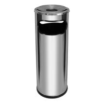 JJ.C18b CINZEIRO LIXEIRA EM AÇO INOX COM ARO EM ALUMINIO 30L