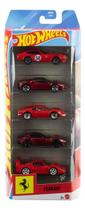 Jln12 hot wheels pacote com 05 carros ferrari 1:64 Jln12 hot wheels pacote com 05 carros ferrari 1:64