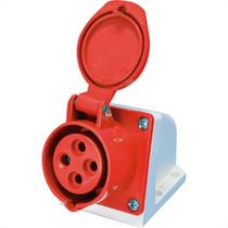 Jng Tomada 3P+T 16A Verm Mgi-114 6H Jng Tomada 3P+T 16A Verm Mgi-114 6H