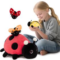 Joaninha MaoGolan de pelúcia com 3 pelúcias Baby Lady Beetle Joaninha MaoGolan de pelúcia com 3 pelúcias Baby Lady Beetle