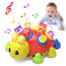 Joaninha musical Crawling Toy Coqin para bebê de 6 a 12 meses Joaninha musical Crawling Toy Coqin para bebê de 6 a 12 meses