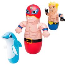 João Bobo Teimoso Inflável Infantil Combate Boxeador João Bobo Teimoso Inflável Infantil Combate Boxeador