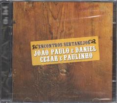 João Paulo & Daniel Cezar & Paulinho Cd Duplo Encontros Sertanejos Discos 3 & 4