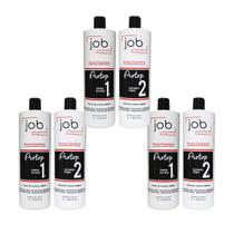 Job Hair Kit Escova Progressiva 6x1litro 3 Unidades