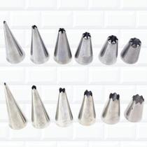 Jobo Bico Confeiteiro 6 Pitanga 6 Crespo Aberta Fechada Inox