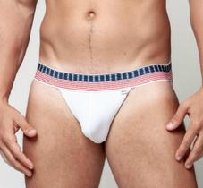 Jock suplex branca elastico america