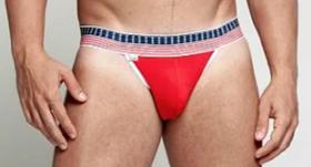 Jock suplex vermelho elastico america
