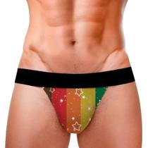 Jockstrap Cueca Sensual Pride Estrelinha Pimenta Sexy