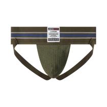 Jockstrap Masculino Com Cintura Larga De 3 Polegadas, Pouch De Malha Elástica, Cueca Sexy Para