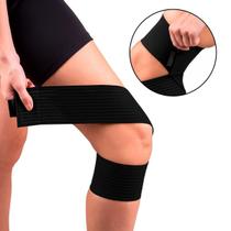 Joelheira Ajustável Bandagem Suporte Elástico Esportes