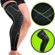 Joelheira Alta Compressão Perna Inteira Protetor Joelhos