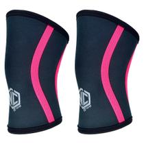 Joelheira Alta Performance 7mm Nc Extreme - Preto com Rosa ( Par ) Joelheira Alta Performance 7mm Nc Extreme - Preto com Rosa ( Par )