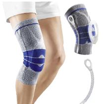 Joelheira Articulada 3D C/ Silicone de Patela e Espiral Estabilizador Dor Joelho Proteção Joelheira Articulada 3D C/ Silicone de Patela e Espiral Estabilizador Dor Joelho Proteção