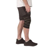 Joelheira Articulada com Dobradiças e Cintas Cruzadas para Estabilização do Joelho Joelheira Articulada com Dobradiças e Cintas Cruzadas para Estabilização do Joelho