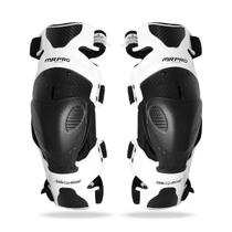 Joelheira Articulada Mr Pro New Classic Branco Perolizado Trilha Enduro Motocross Joelheira Articulada Mr Pro New Classic Branco Perolizado Trilha Enduro Motocross