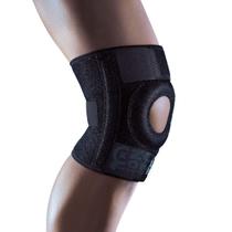 Joelheira Articulada Reforçada Neoprene Preta Ajustável Joelheira Articulada Reforçada Neoprene Preta Ajustável