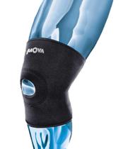 Joelheira Com Orifício e Reforço Patelar Basic Preta Mova