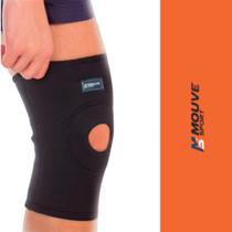 Joelheira com Orifício e Reforço Patelar Longa Mouve Sport