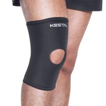 Joelheira Com Orifício em Neoprene Para Suporte de Joelho - Preto