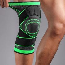 Joelheira Compressão Ajustável Para Proteção Fitness Cross