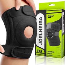 Joelheira De Apoio Articulada Ortopédica Compressão Patelar Reforçada Confortável Ajustável Estabilidade Do Joelho