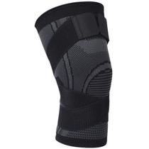 Joelheira de compressão alívio dor joelhos ajuste com faixa