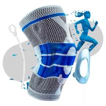 Joelheira De Compressão com Anel Silicone E Fio de Aço Flexível Tamanho XGG Joelheira De Compressão com Anel Silicone E Fio de Aço Flexível Tamanho XGG