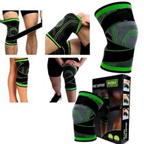Joelheira de Compressão com Bandagem Elástica Suporte para Estabilidade e Alívio de Dor