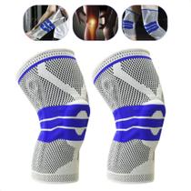 Joelheira de Compressão Esportiva com Anel Patelar em Gel 1Pç C2249 Joelheira de Compressão Esportiva com Anel Patelar em Gel 1Pç C2249
