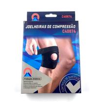 Joelheira de Compressão Suporte Protetor de Joelho Elástico - AG8457